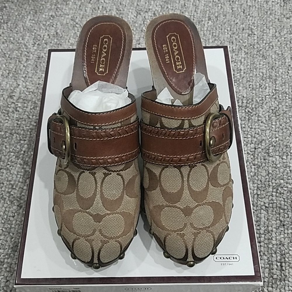 Coach Signature Clogs